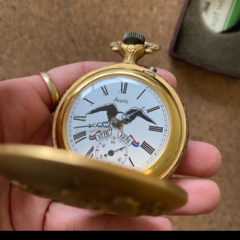 Vintage Sears pocket watch